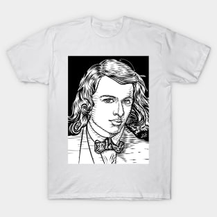 DANTE GABRIEL ROSSETTI ink portrait T-Shirt